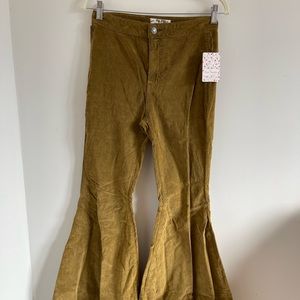 FREE PEOPLE HIGH ATLAS BELL BOTTOM JEANS